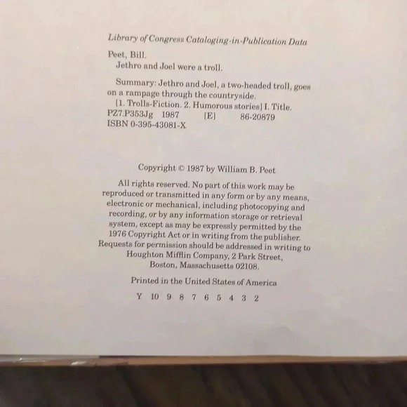 Jethro and Joel were a Troll by Bill Peet - Picture 3 of 9